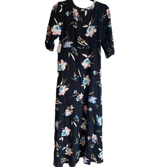 New O'NEILL Women's Boyce Maxi Dress Floral Black Size XS/S - Picture 7 of 13